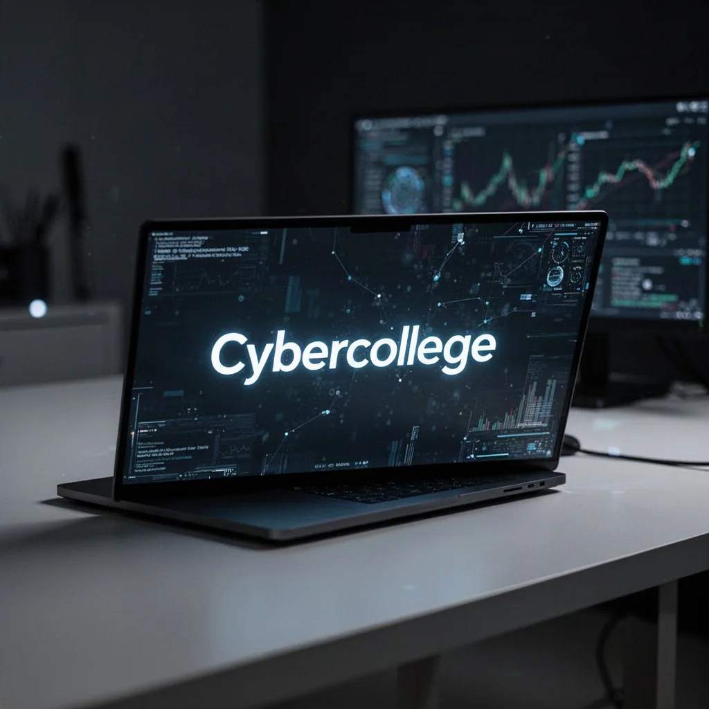 Des collégiens utilisent le portail Cybercollège sur leurs ordinateurs en classe